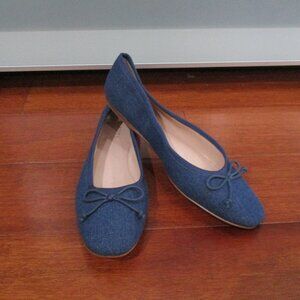 Talbots Denim Ballerina Flats